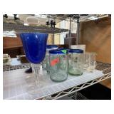 LOT OF MIXED GLASSWARE