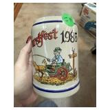 VINTAGE BEER STEIN WURSTFEST 1985
