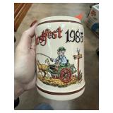 VINTAGE BEER STEIN WURSTFEST 1985