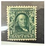 300 MINT LH HIGH GRADE 1903 FRANKLIN ISS STAMP