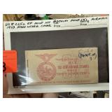 C25A MINT NH BOOKLET PANE 3 AIRMAIL STAMPS 1943