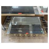 LARGE GOLD FRAMED WALL MIRROR