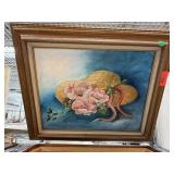 OIL ON CANVAS PAINTING SIGNED SUE CLAYTON