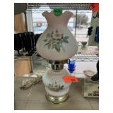 VINTAGE BRISTOL GLASS LAMP