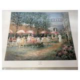 L GORDON SIGNED PRINT LTD ED CAFE ROYAL