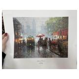 G HARVEY SIGNED PRINT SPRING FLOWERS