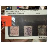 ANTIQUE NEW ZEALAND VICTORIA 1882/1895 ISSUES