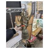 LARGE BRASS WALL BELL / VERY NICE