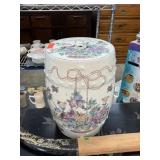 LARGE PORCELAIN ASIAN GARDEN SEAT