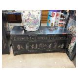 LARGE ASIAN LACQUER CABINET
