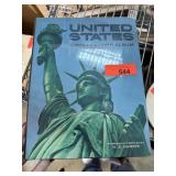 NICE STAMP ALBUM W MANY GOOD STAMPS LOOK