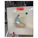 VINTAGE HE BEGAY ORIGINAL PAINTING