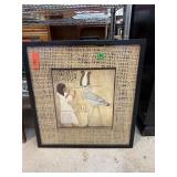 FRAMED EGYPTIAN PRINT