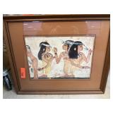 FRAMED EGYPTIAN PRINT