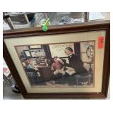 VINTAGE NORMAN ROCKWELL PRINT