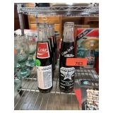 LOT OF MIXED COLLECTIBLE COKE BOTTLES