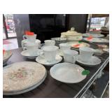 LOT OF VINTAGE ESPRESSO CUPS & SAUCERS