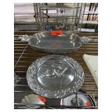 2PC METALWARE LIDDED BOWL MORE