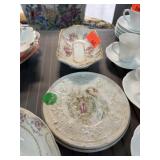 ANTIQUE CHINA / TRIVET & GERMAN BOWL