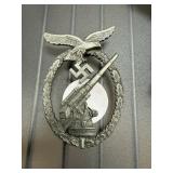 ORIGINAL WWII GERMAN LUFTWAFFE FLAK BADGE