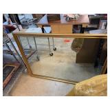 LARGE GOLD FRAME WALL MIRROR