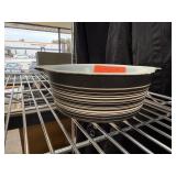 VINTAGE PYREX GLASS BOWL TERRA PATTERN