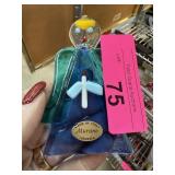 MURANO ART GLASS ANGEL CHRIRISTMAS ORNAMENT MURANO ART GLASS ANGEL CHRIRISTMAS ORNAMENT