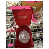 WATERFORD CRYSTAL CHRISTMAS ORNAMENT WATERFORD CRYSTAL CHRISTMAS ORNAMENT