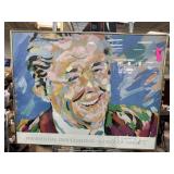 JAMES BROWN SIGNED PRINT REAGAN JAMES BROWN SIGNED PRINT REAGAN