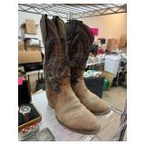 JUSTIN COWBOY BOOTS SIZE 10 D JUSTIN COWBOY BOOTS SIZE 10 D