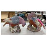 VINTAGE PORCELAIN BIRD SCULPTURES VINTAGE PORCELAIN BIRD SCULPTURES