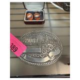 2001 RODEO HOUSTON LIVESTOCK SHOW BELT BUCKLE 2001 RODEO HOUSTON LIVESTOCK SHOW BELT BUCKLE