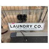 LARGE LAUNDRY CO SIGN LARGE LAUNDRY CO SIGN