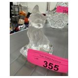 GOEBEL CRYSTAL DOG FIGURINE GOEBEL CRYSTAL DOG FIGURINE