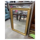 LARGE GOLD FRAMED MIRROR LARGE GOLD FRAMED MIRROR