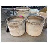 3PC MATCHED LARGE PLANTERS 3PC MATCHED LARGE PLANTERS