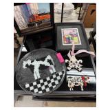 LOT OF MIXED COW DECOR LOT OF MIXED COW DECOR