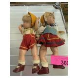 2PC VINTAGE DOLLS 2PC VINTAGE DOLLS