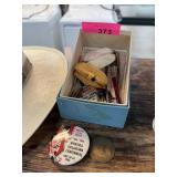 BULOVA WATCH BOX / LOT OF MISC BULOVA WATCH BOX / LOT OF MISC