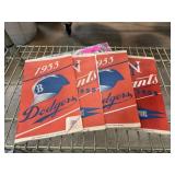 LOT OF VINTAGE 1950S DODGER LOT OF VINTAGE 1950S DODGER