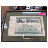 VTG MISSOURI KANSAS CITY RAIL STOCK CERTIFICATE VTG MISSOURI KANSAS CITY RAIL STOCK CERTIFICATE