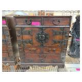 VERY NICE CHINESE WOOD CABINET W DRAWERS VERY NICE CHINESE WOOD CABINET W DRAWERS