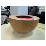HANDMADE WOOD BOWL SIGNED LIAM O HANDMADE WOOD BOWL SIGNED LIAM O