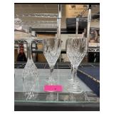 5PC CRYSTAL WINE GLASSES 5PC CRYSTAL WINE GLASSES