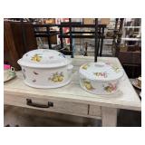 2PC DUTCH OVEN / CASSEROLE DISHES 2PC DUTCH OVEN / CASSEROLE DISHES
