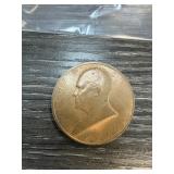 VINTAGE BRONZE DWIGHT D EISENHOWER COIN