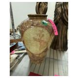 OLD WORLD MAP STYLE VASE