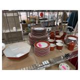 LARGE LOT OF FITZ & FLOYD CHINA