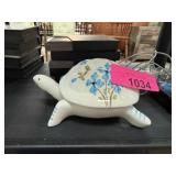 VINTAGE TURTLE TRINKET BOX