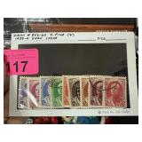 IRAN 856-64 1938-9 SHAH ISSUE STAMPS
